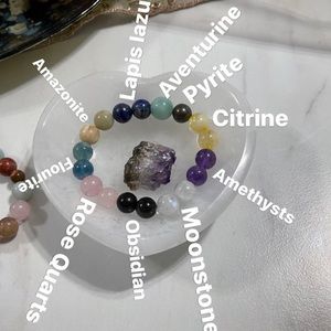 Mixed Crystal Stone Bracelet